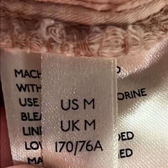 Free People Margate Pleated Trousers Pants Paperbag Waist Tan Md‎ casual lounge - Picture 8 of 9